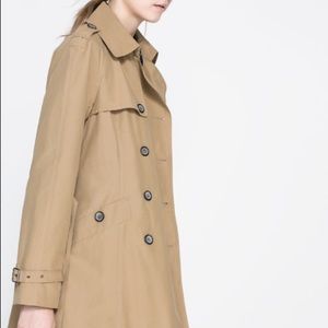 ZARA Short Trench Coat